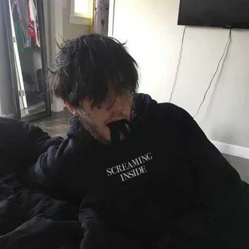 💔 Стикер «lil peep )» для Telegram