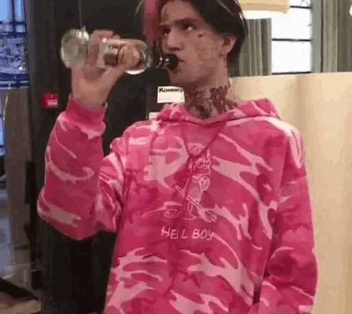 💔 Стикер «lil peep )» для Telegram