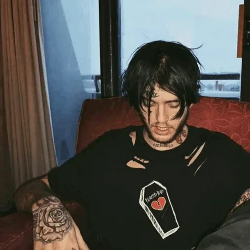 💔 Стикер «lil peep )» для Telegram