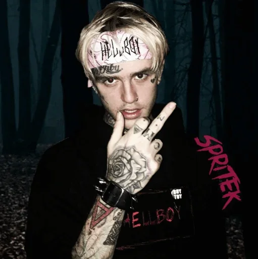 💔 Стикер «lil peep )» для Telegram