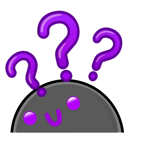 Стикер 49 Violet emoji