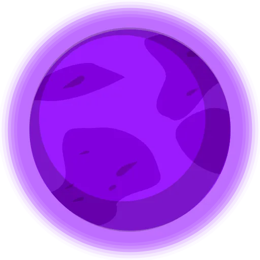 Стикер 43 Violet emoji