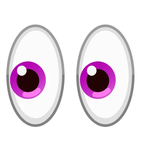 Стикер 19 Violet emoji