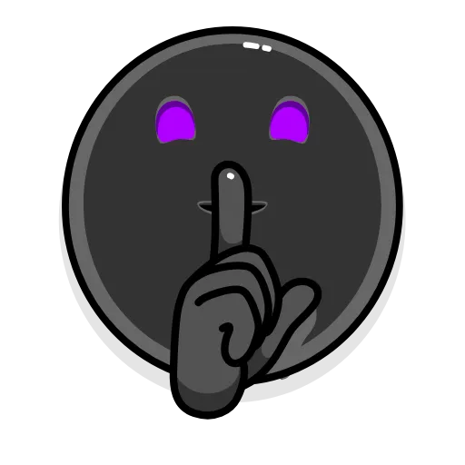 Стикер 21 Violet emoji