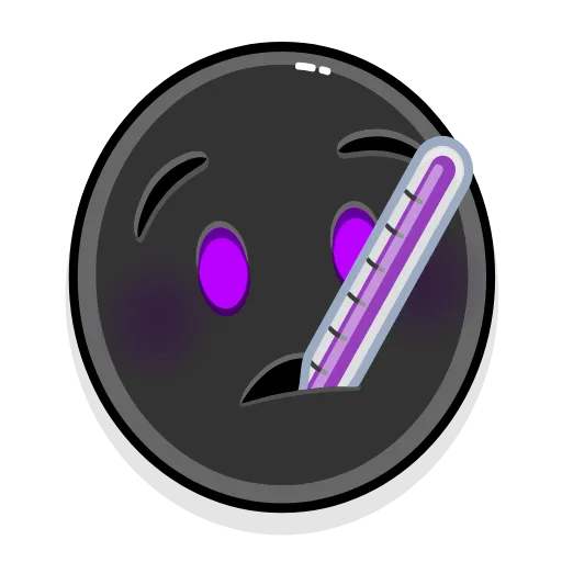 Стикер 26 Violet emoji