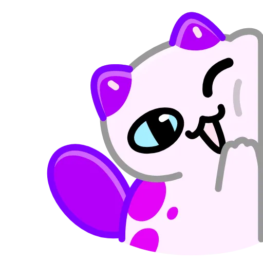 Стикер 29 Violet emoji