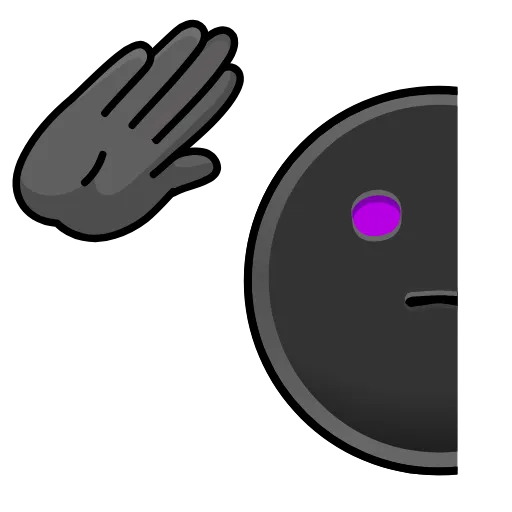 Стикер 36 Violet emoji