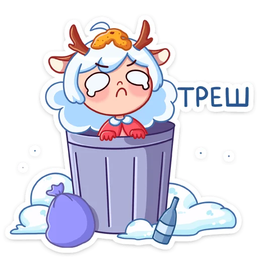 🤪 Стикер «Лилу» для Telegram
