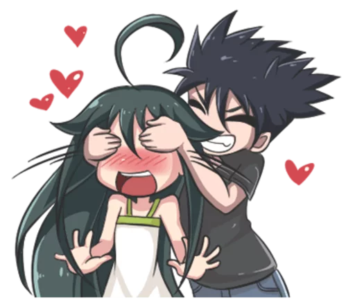 🙈 Стикер «Lily & Marigold (Jun Lemon)» для Telegram
