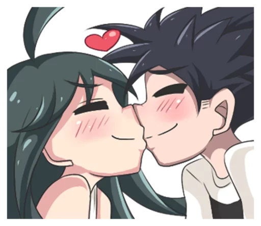 😗 Стикер «Lily & Marigold (Jun Lemon)» для Telegram