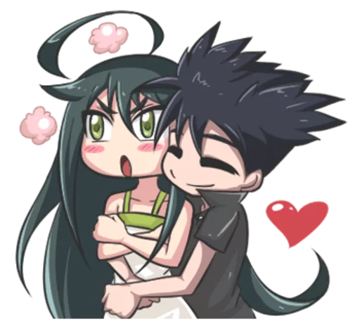 🤗 Стикер «Lily & Marigold (Jun Lemon)» для Telegram