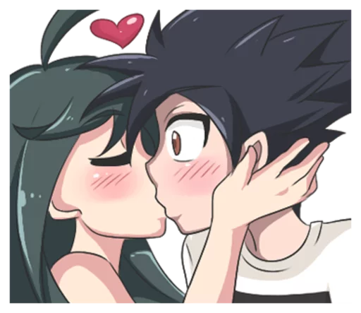 😳 Стикер «Lily & Marigold (Jun Lemon)» для Telegram