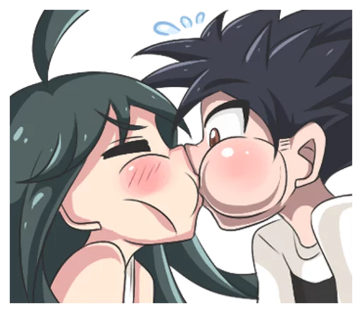 😚 Стикер «Lily & Marigold (Jun Lemon)» для Telegram