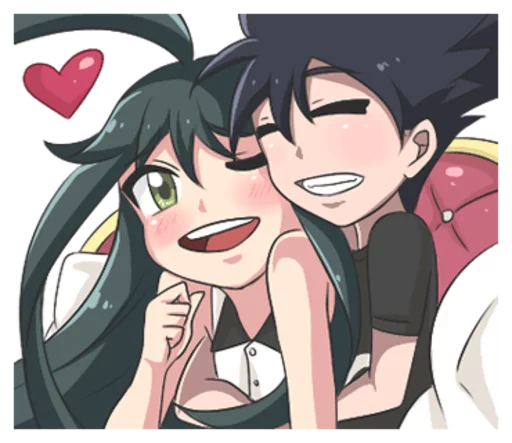 😁 Стикер «Lily & Marigold (Jun Lemon)» для Telegram
