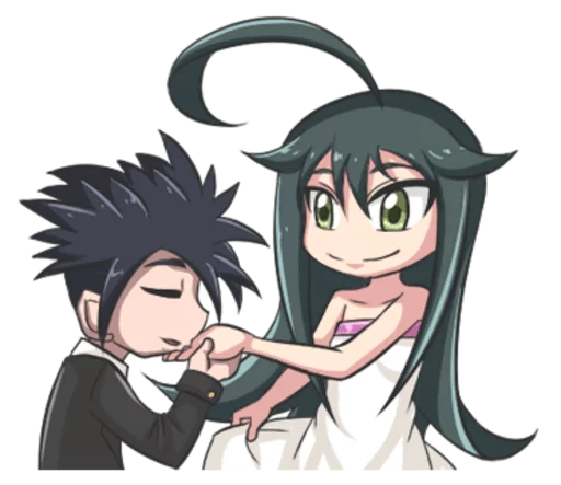 👫 Стикер «Lily & Marigold (Jun Lemon)» для Telegram
