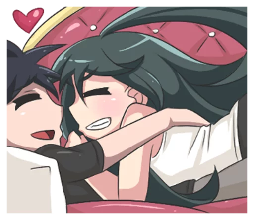 💕 Стикер «Lily & Marigold (Jun Lemon)» для Telegram