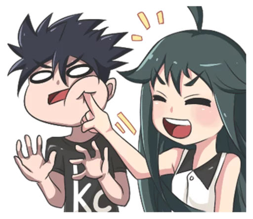 😄 Стикер «Lily & Marigold (Jun Lemon)» для Telegram