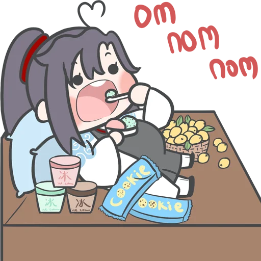 🍔 Стикер «Limeizuan Modaozushi» для Telegram