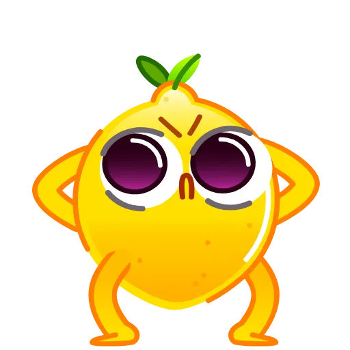 😝 Эмодзи «Лимон» для Telegram