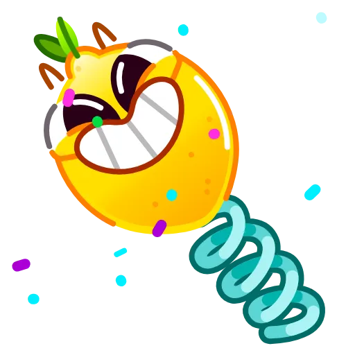 🥳 Эмодзи «Лимон» для Telegram