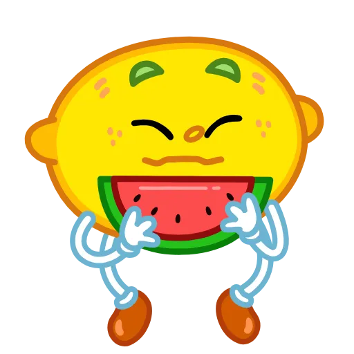 🍉 Стикер «Лимончелло» для Telegram