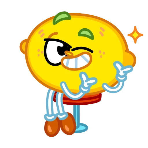 😉 Стикер «Лимончелло» для Telegram