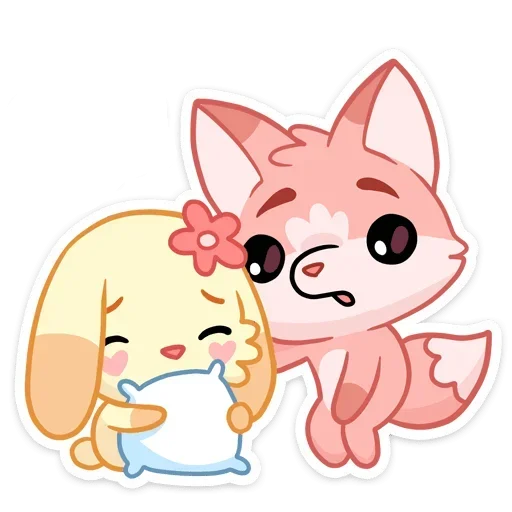 🤨 Стикер «Лин и Ли без надписей» для Telegram
