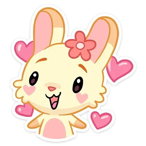 ❤️ Стикер «Лин и Ли без надписей» для Telegram