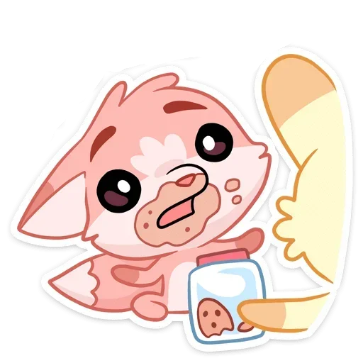 😕 Стикер «Лин и Ли без надписей» для Telegram
