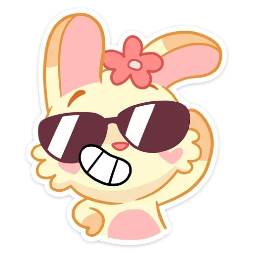 😎 Стикер «Лин и Ли без надписей» для Telegram
