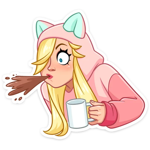 😳 Стикер «Лина» для Telegram