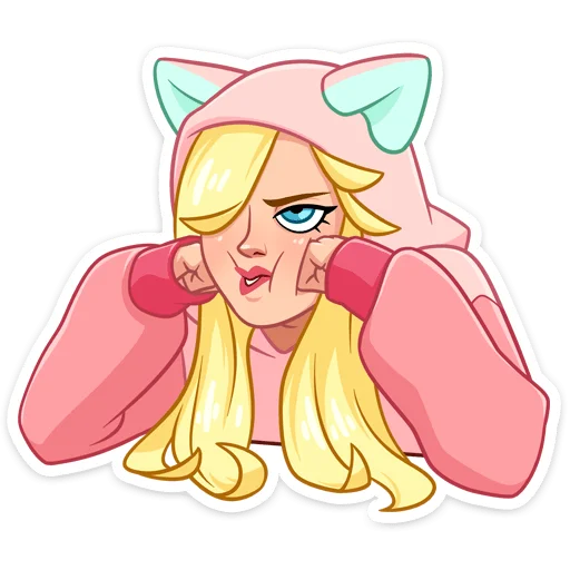 😒 Стикер «Лина» для Telegram