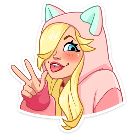 ✌️ Стикер «Лина» для Telegram