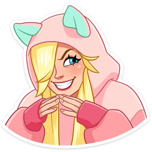 😈 Стикер «Лина» для Telegram