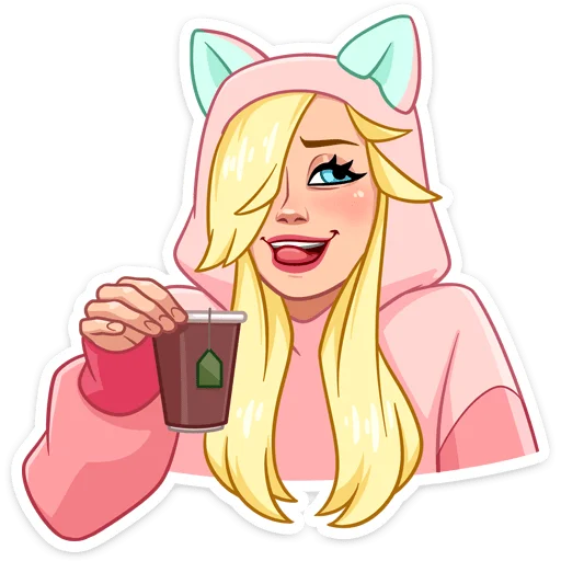 ☕️ Стикер «Лина» для Telegram