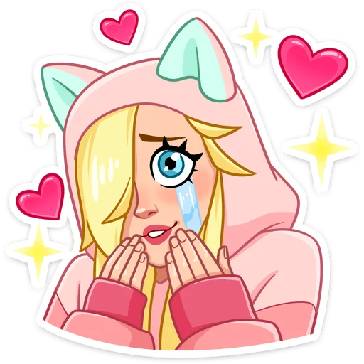 😍 Стикер «Лина» для Telegram