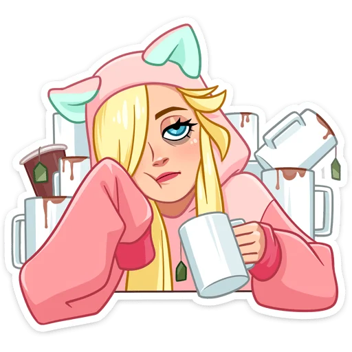 😒 Стикер «Лина» для Telegram