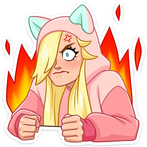 😡 Стикер «Лина» для Telegram
