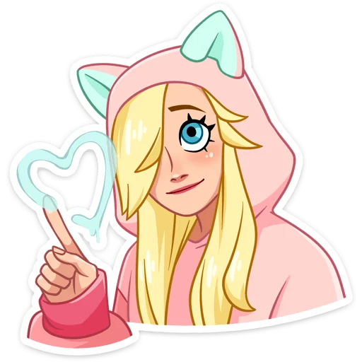 💙 Стикер «Лина» для Telegram