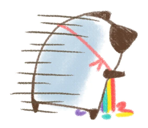 🤍 Стикер «bat» для Telegram