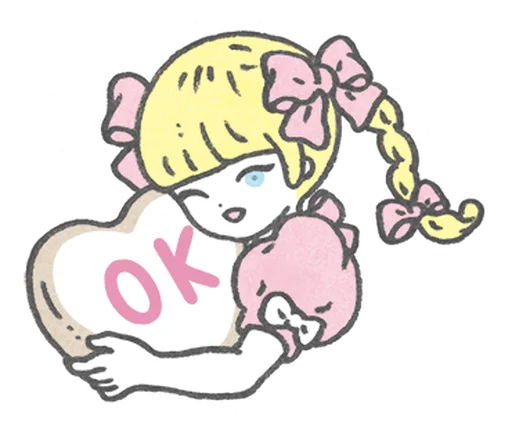❤️‍🔥 Стикер «˖ . ໒ Little Doll ა ︵» для Telegram