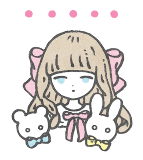 ❤️‍🔥 Стикер «˖ . ໒ Little Doll ა ︵» для Telegram