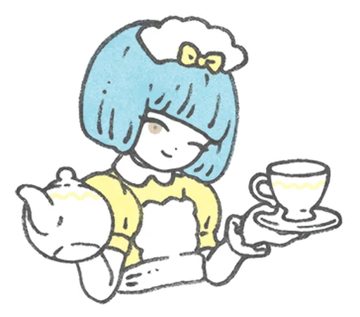 ❤️‍🔥 Стикер «˖ . ໒ Little Doll ა ︵» для Telegram