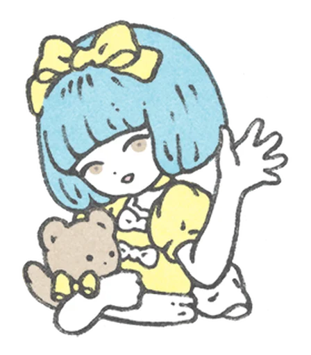 ❤️‍🔥 Стикер «˖ . ໒ Little Doll ა ︵» для Telegram