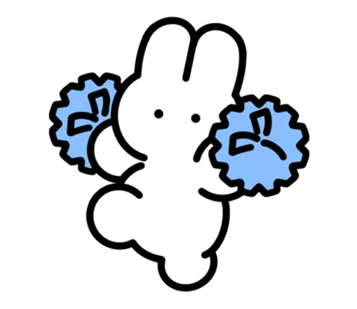 🐇 Стикер «зайка» для Telegram