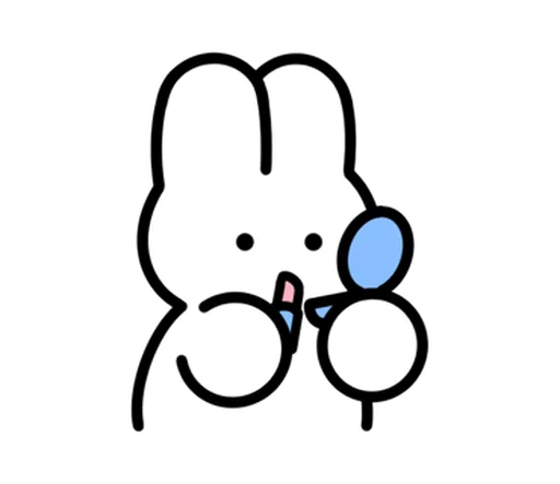 🐇 Стикер «зайка» для Telegram