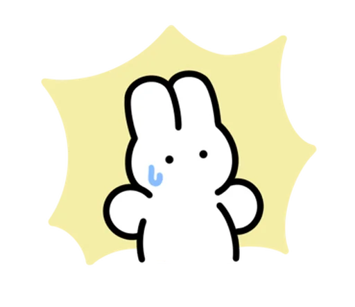 🐇 Стикер «зайка» для Telegram