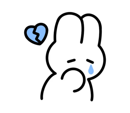 🐇 Стикер «зайка» для Telegram