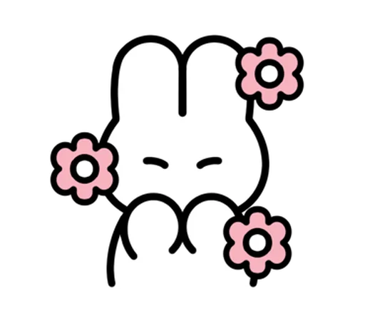 🐇 Стикер «зайка» для Telegram