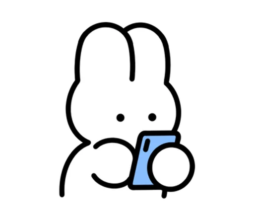 🐇 Стикер «зайка» для Telegram